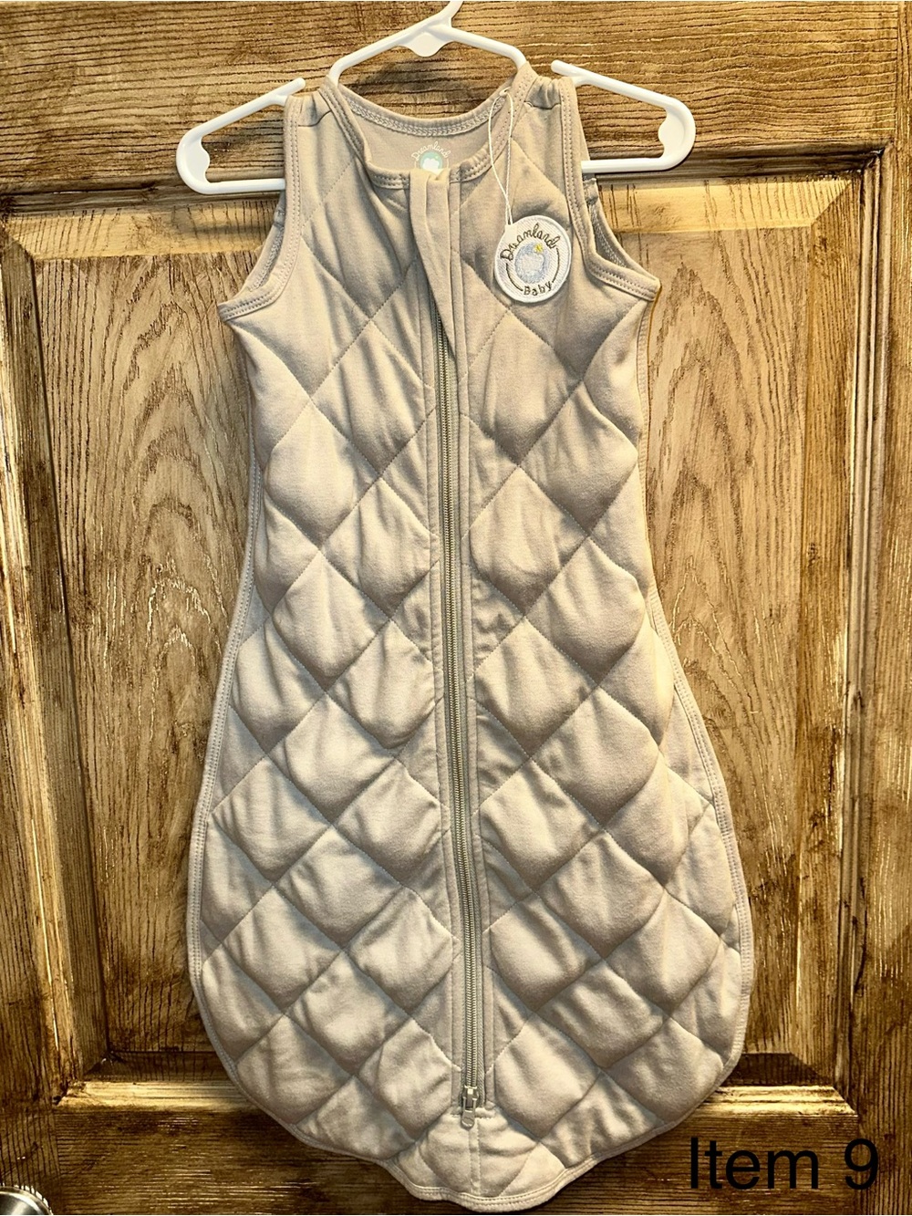 Quilted Sleeveless Sleep Sack - Gray